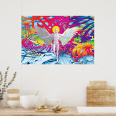 天使ロボット ポスター (キッチン)