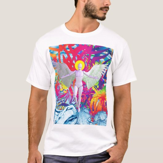 天使ロボット Tシャツ (正面)