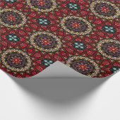 天使ローブの万華鏡のように千変万化するパターンの芸術パターンGiftwrap ラッピングペーパー (角)