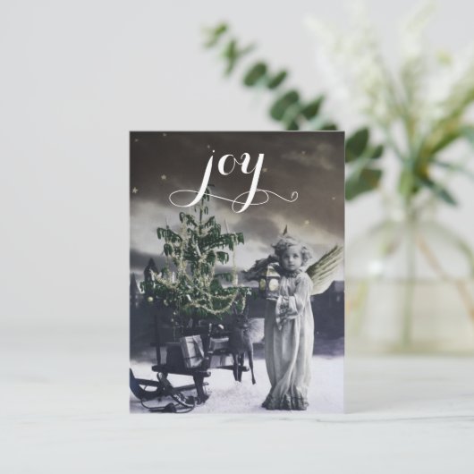 天使ヴィンテージイタリアンクリスマスカード シーズンポストカード (スタンド正面)