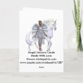 天使一角獣のシーン カード (裏面)