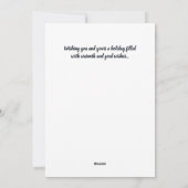 天使合唱クリスマスカード シーズンカード (裏面)