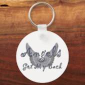 天使得の背中 キーホルダー (正面)