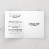 天使恵み箔グリーティングカード 箔グリーティングカード (内側レイダウン)