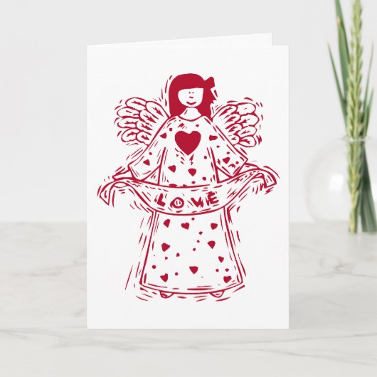 天使愛は私のバレンタインカードです シーズンカード (正面)