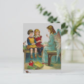 天使教えのかわいい子ども ポストカード (スタンド正面)