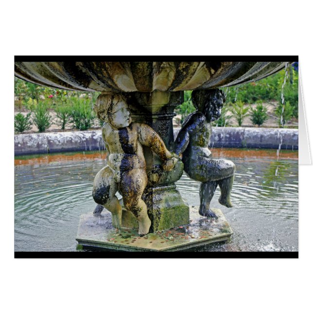 天使水噴水カード (正面横)