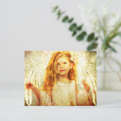 天使疑問に思の ポストカード (スタンド正面)