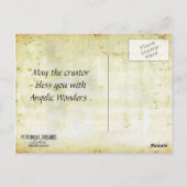 天使疑問に思の ポストカード (裏面)