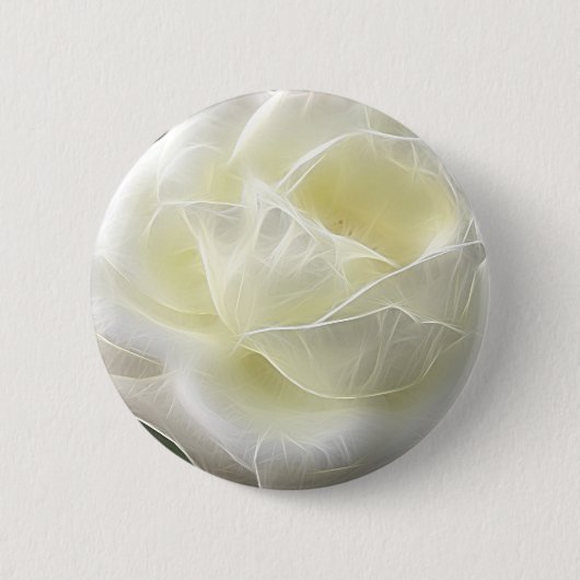 天使白いバラ3 缶バッジ (正面)