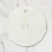 天使白熱［赤熱］光を放つ洗礼メッセージカード フェイバータグ (裏面)