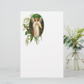 天使祈が庭に居る 便箋 (スタンド正面)