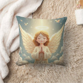 天使祈の クッション (ブランケット)