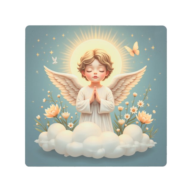 天使祈の メタルプリント (正面)