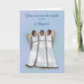 天使考えるの見る前で宗教的な天使たち カード (正面)