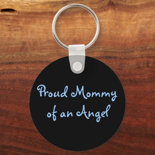 天使誇りを持ったの母 キーホルダー (正面)