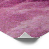 天使遊のライラ雲ピンク ポスター (角)