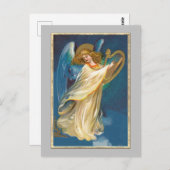 天使遊の竪琴の音楽 ポストカード (正面/裏面)