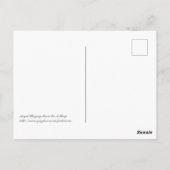 天使遊の竪琴の音楽 ポストカード (裏面)