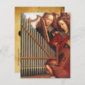 天使遊の音楽，詳細，羊皮紙 ポストカード (正面/裏面)