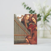 天使遊の音楽，詳細，羊皮紙 ポストカード (スタンド正面)