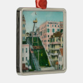 天使飛行トロリーの空中写真 メタルオーナメント (右)