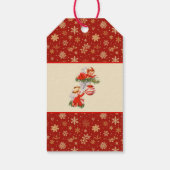 天使飾のクリスマスツリー ギフトタグ (裏面)