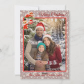 天使飾のクリスマスツリー シーズンカード (裏面)