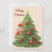 天使飾の木 | クリーム シーズンカード (正面)