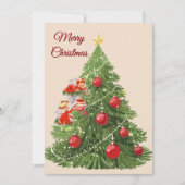 天使飾の木 | クリーム シーズンカード (正面)