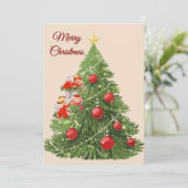 天使飾の木 | クリーム シーズンカード (スタンド正面)