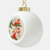 天使飾の木 セラミックボールオーナメント (右)