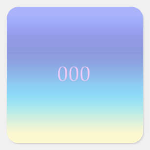 天使000 – 新しい営業案件のグラデーション スクエアシール