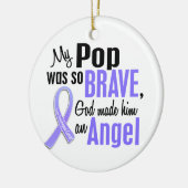 天使1のポップ・アートのな食道の蟹座 セラミックオーナメント (左)