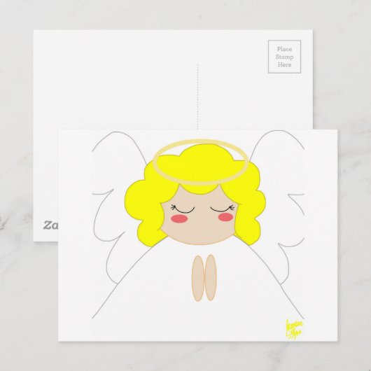 天使1 ポストカード (正面/裏面)