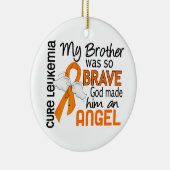 天使2の兄弟の白血病 セラミックオーナメント (右)