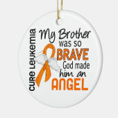 天使2の兄弟の白血病 セラミックオーナメント (左)