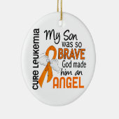 天使2の息子の白血病 セラミックオーナメント (右)