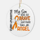 天使2の息子の白血病 セラミックオーナメント (左)