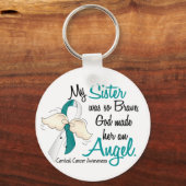 天使2子宮頸がん姉妹 キーホルダー (正面)