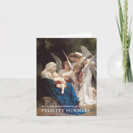 天使4の葬儀のサンキューカード|の歌 サンキューカード