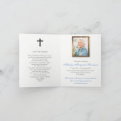 天使4の葬儀のサンキューカード|の歌 サンキューカード (内部)