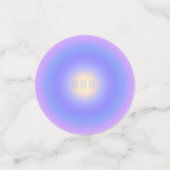 天使888バランス – 天使の数値グラデーション コンフェッティ (スモール正面)