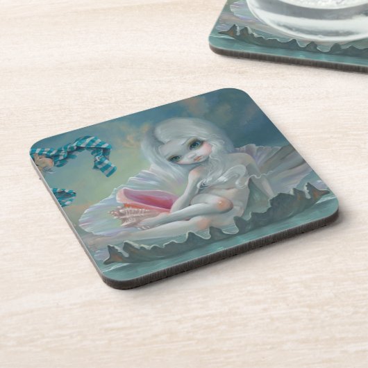 "天使"のコースターが付いている金星 コースター (左側)