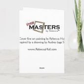 "天使"のサンキューカードありません サンキューカード (裏面)