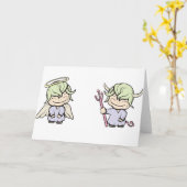 天使！ カスタマイズ可能！ カード (黄色い花)