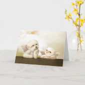 天使 カード (黄色い花)