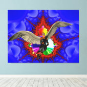 天使 キャンバスプリント (インサイチュ (ウッドフロア))