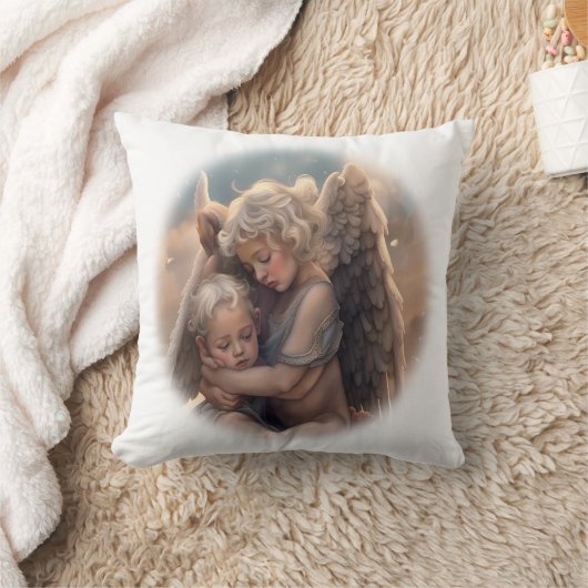天使 クッション (ブランケット)