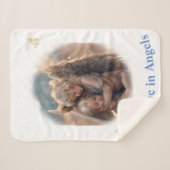 天使 シェルパブランケット (正面(横))